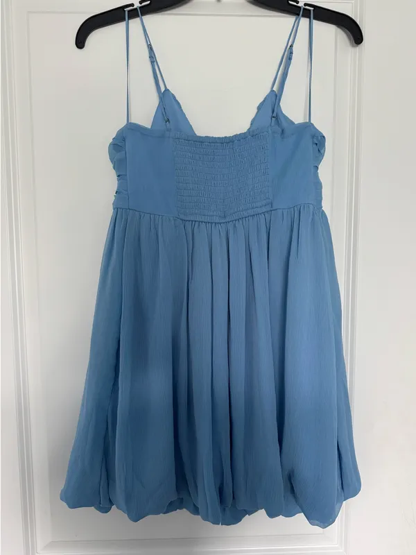 Abercrombie Chiffon Mini Dress with Bubble Hem - Image 3