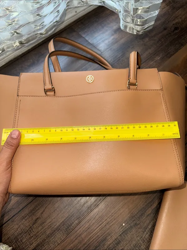 Tory Burch Parker Small Leather Tote & Matching Wallet Set - Image 11