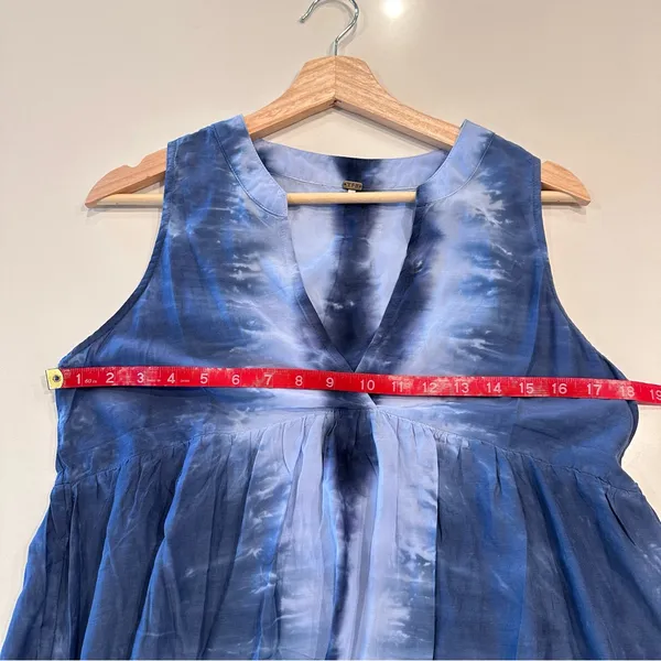 Young Fabulous Broke‎ Blue Tie Dye Tank Size Small - Image 5