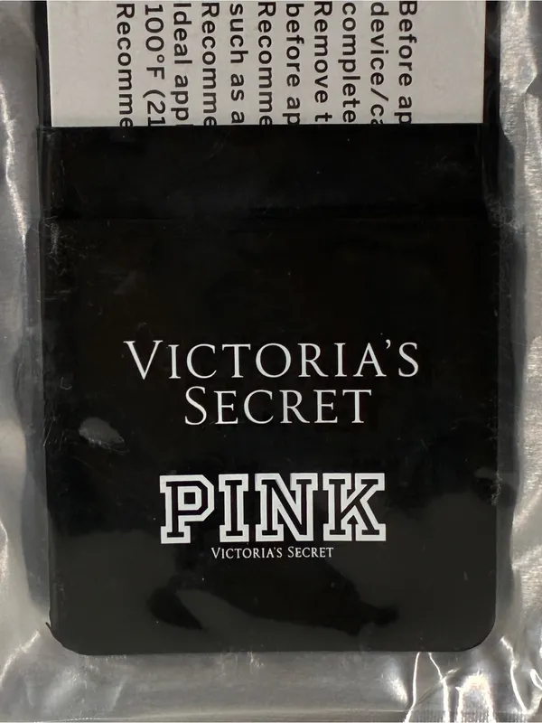 Victoria's Secret Pink Stick on Card Slot Credit Cards Cell‎ Phone Wallet NEW - Image 2