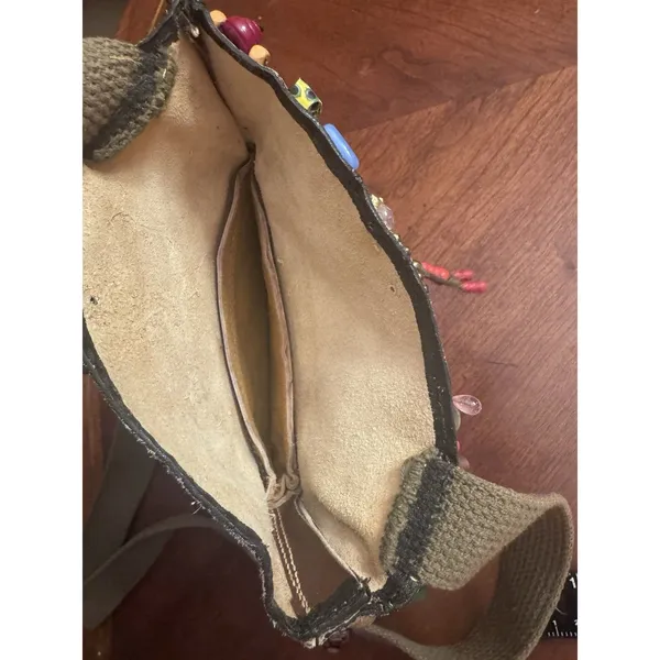 Ladies STUDDED HAND TOOLED Crossbody Bag Southwest Western - Image 10