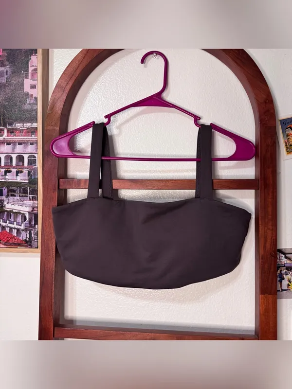 Vuori Evolve Sports Bra Dark Muted Purple - Image 2