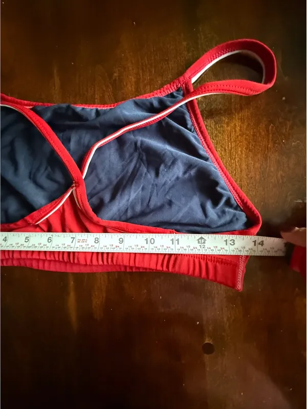 Waterpro Red Lifeguard Swim Top Medium - Image 5