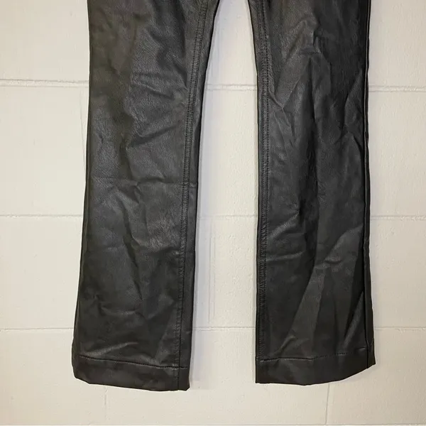 KanCan USA Joan High Rise Faux Leather Bootcut Pants Women’s Size 7/27 Leather Pants - Image 3
