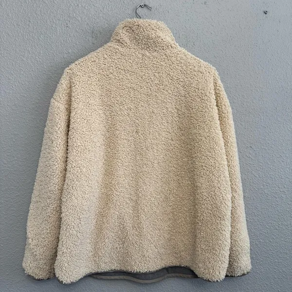 Carbon2Cobalt Snowfall Faux‎ Shearling Pullover Size Small Mid-Heavy Weight - Image 3