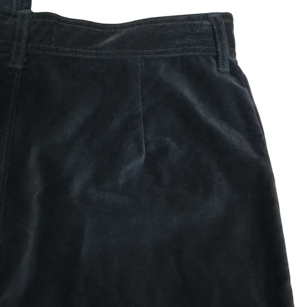 FRYE Womens 27 Camber Wide Leg Crop Velvet Pant in Midnight Blue - Image 8