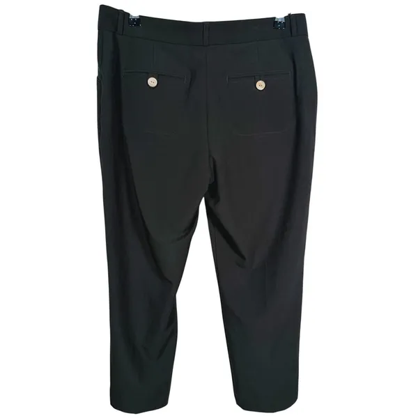Peter Millar Womens Wicking Golf Pants Size 6 Black Country Club Preppy Sporty - Image 3