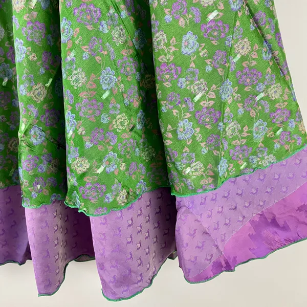 Reversible Wrap Maxi Skirt BIN168 - Image 4