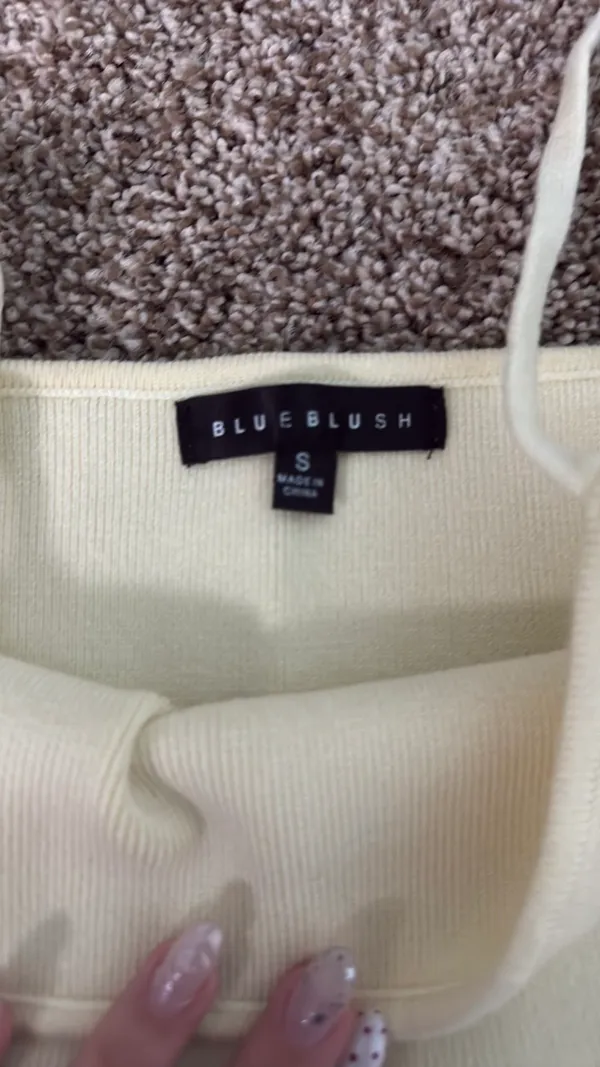 Butter yellow grey bandit tank top - Image 2