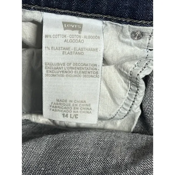 Levi's Bootcut Jeans Women‎ 34x31 Dark Wash Studded y2k Boho Cowgirl Western Indie - Image 10
