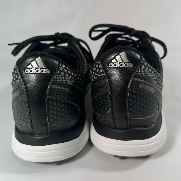 Adidas Alphaflex Sport Womens‎ 6 Golf Shoes Black Houndstooth FX4061 Waterproof - Image 8