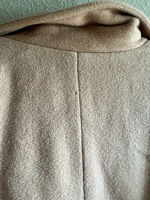 American Eagle Outfitters Women's‎ Tan Double-Breasted Peacoat y2k size medium - Image 4
