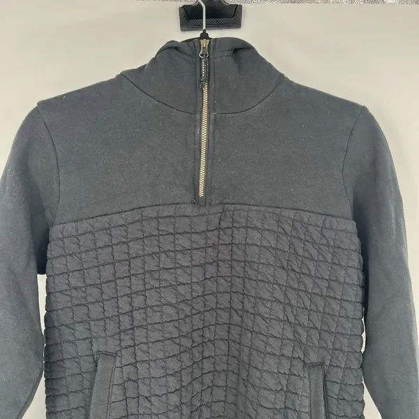Columbia Sunday Summit Pullover Womens Medium Black Hooded 1/4 Zip Jacket - Image 9