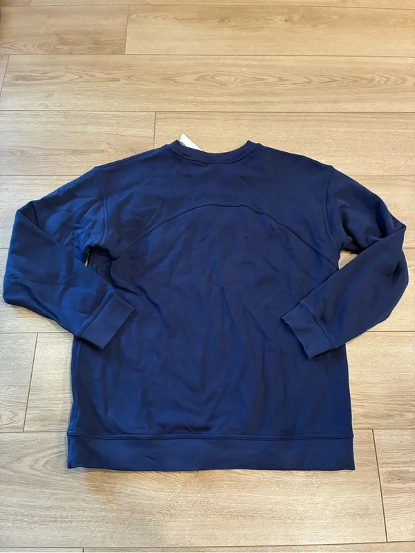 Lululemon Women’s All Yours Crew Neck Sweatshirt True Navy Size 14 - Image 6