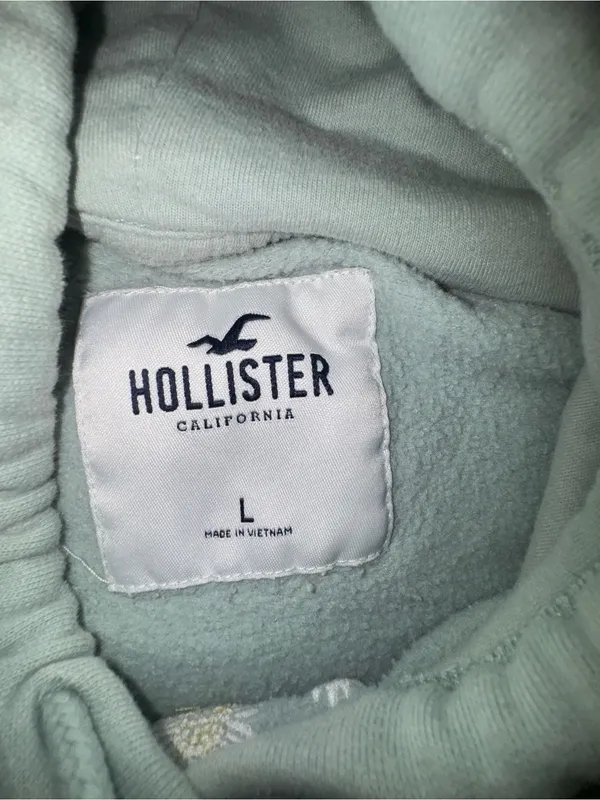 Hollister Daisy Pullover Hoodie - Pale Blue - Image 3