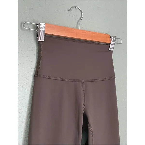Lululemon Wunder Train Cropped Legging Size 2 Olive Green - Image 3