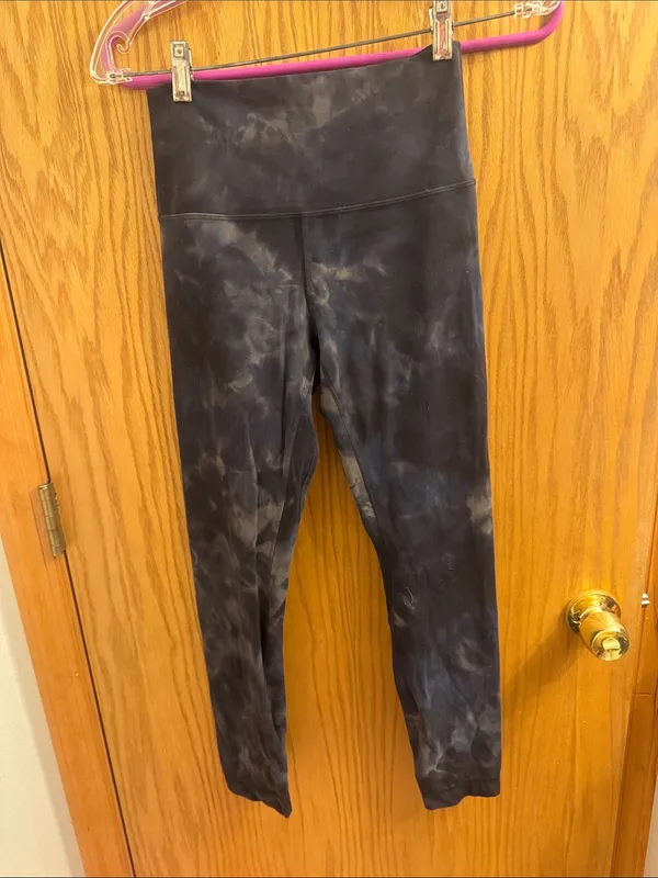 lululemon athletica Black Tie-Dye High-Waist Leggings - Image 2