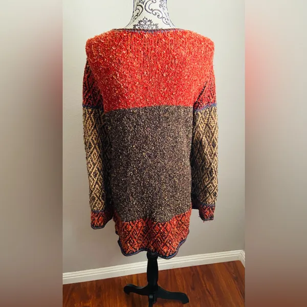 COLDWATER CREEK Multi pattern cardigan sweater - Image 5