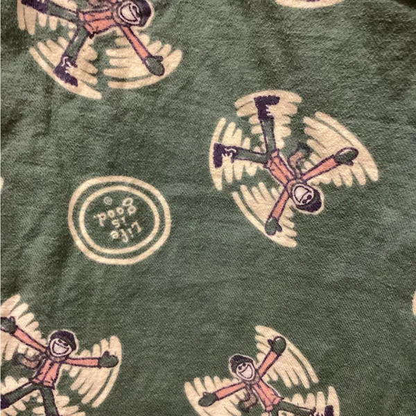 Green flannel Pajama Pants by life is good - Image 2
