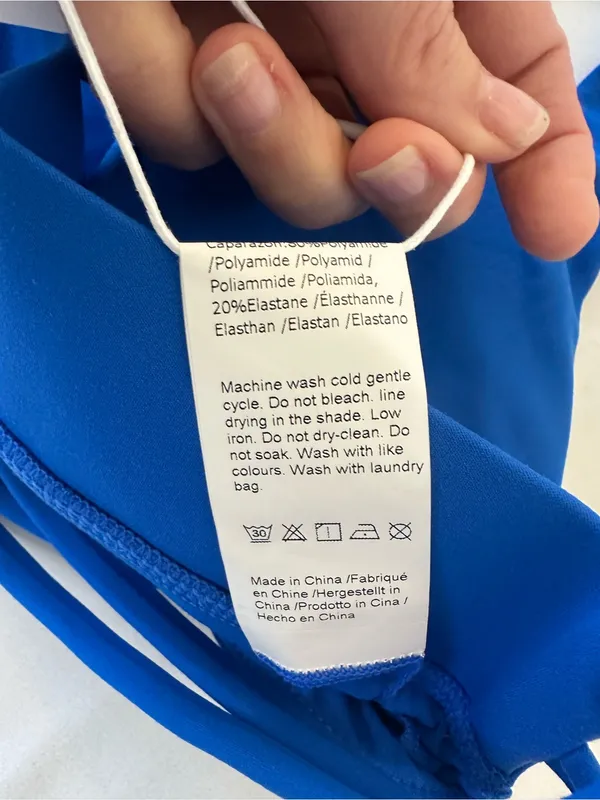 Women's Racerback Sports Bra — Royal Blue - Image 6