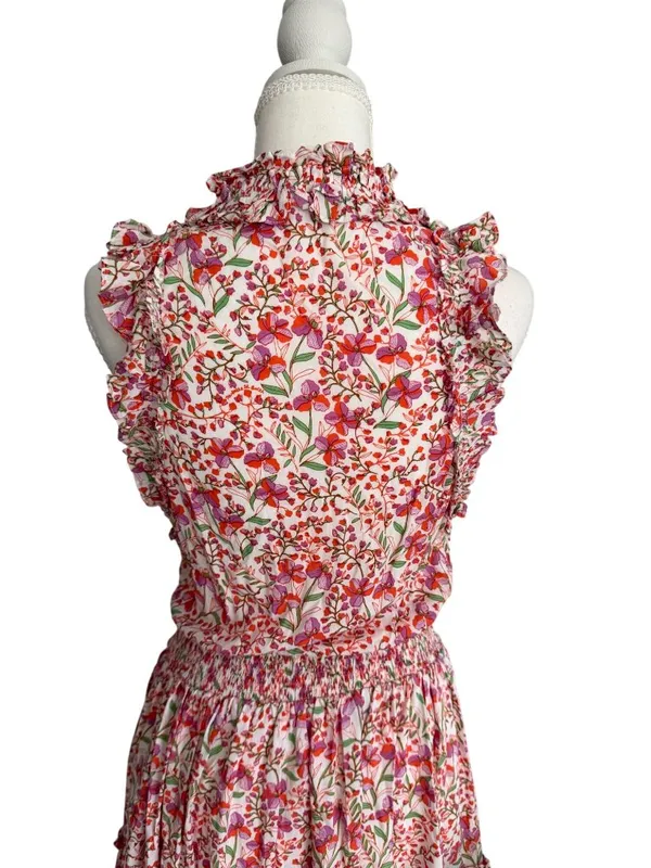 POUPETTE ST. BARTH floral Drop Waist Dress Size XS - Image 3