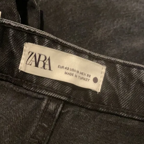 Nwt Zara Premium Quinn Pleated Straight Jeans Sz-10 - Image 11