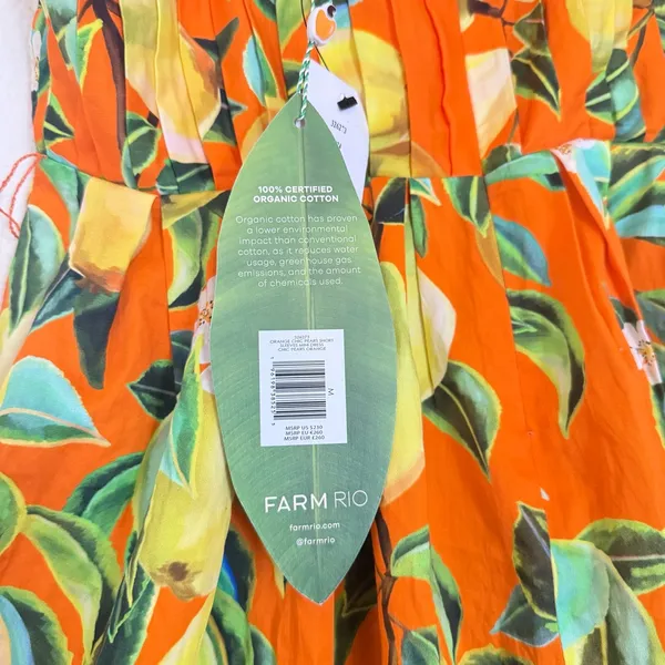 NWT FARM Rio Chic Pears Belted Mini Dress - Image 11