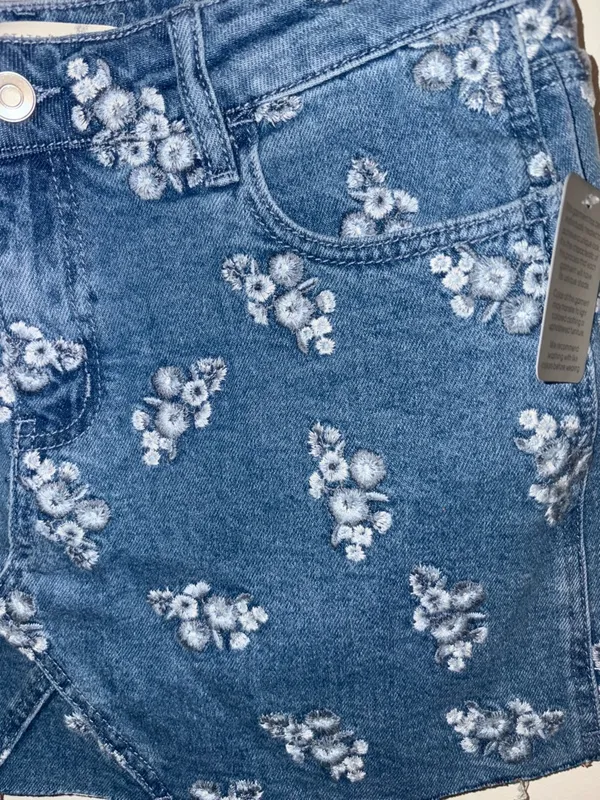Harlow Denim Mini Skirt - Image 5