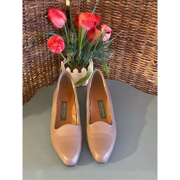 Easy Spirits Women Heeled Casual Shoes Beige Size 8 - Image 4