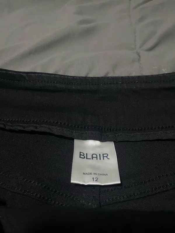 Black denim capri - Image 4