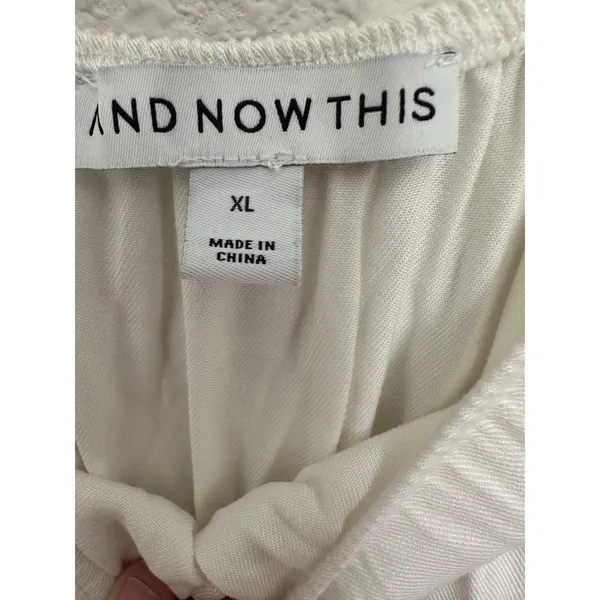 And Now This Women's Tie-Strap Square-Neck Jumpsuit Size XL - Image 4