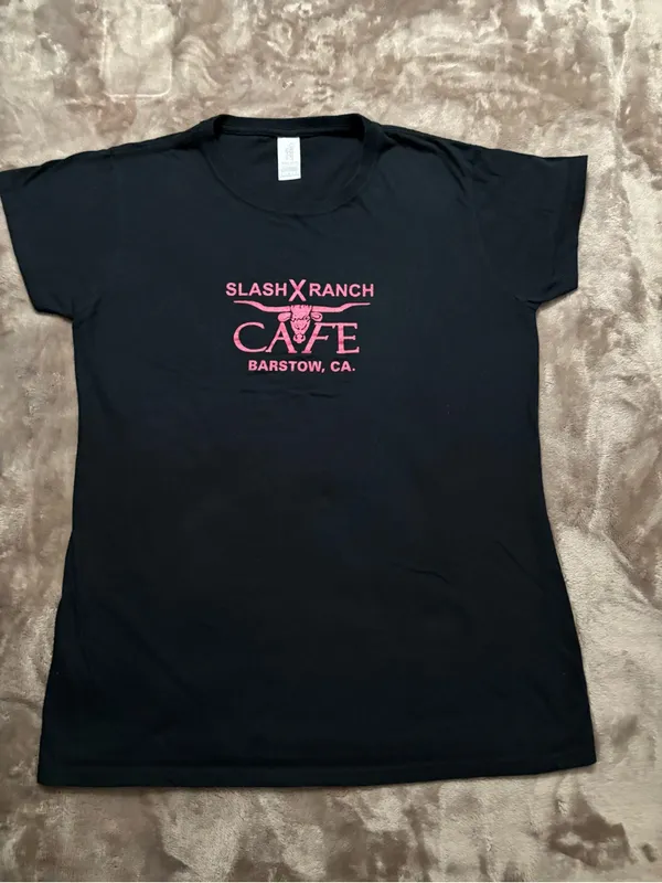 Gildan Slash X Ranch Women’s Size L Black Short Sleeve Tee - Image 2