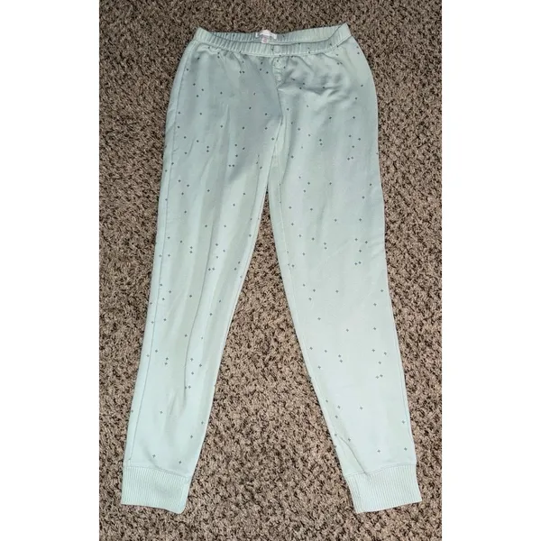 Lauren Conrad Women's 2PC light green Sweat‎ Suit Pajamas set Size XS - Image 8
