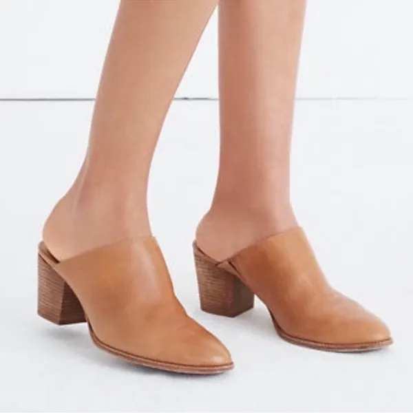 Madewell The Harper Tan Mule - Image 2