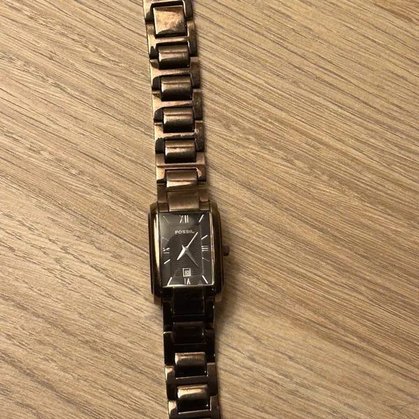 Fossil Brown Rectangular Watch - Image 4
