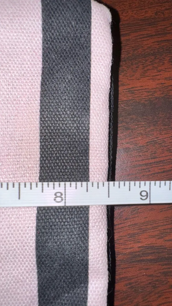 Victoria’s Secret Stripe Small Canvas Bag 12x8.5 - Image 4