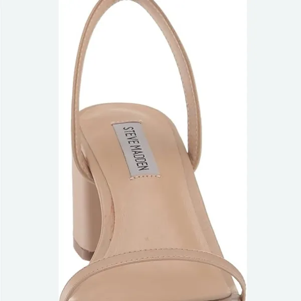 Steve Madden Women's Tan Block Heel Sandals - Image 2