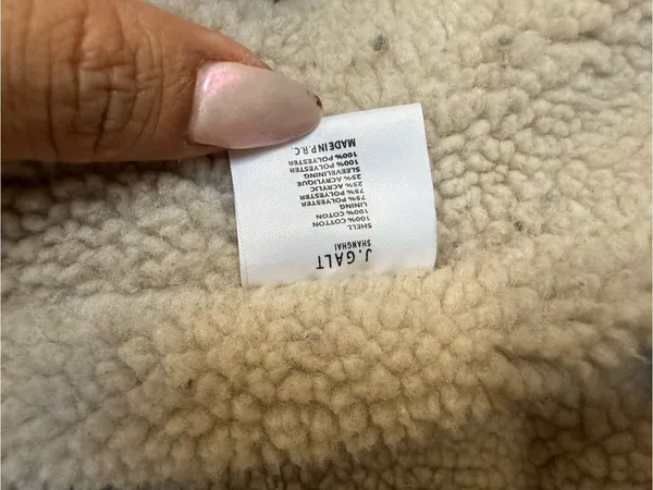 John Galt Corduroy Sherpa Trucker Jacket Western Y2K Brown NWOT - Image 6