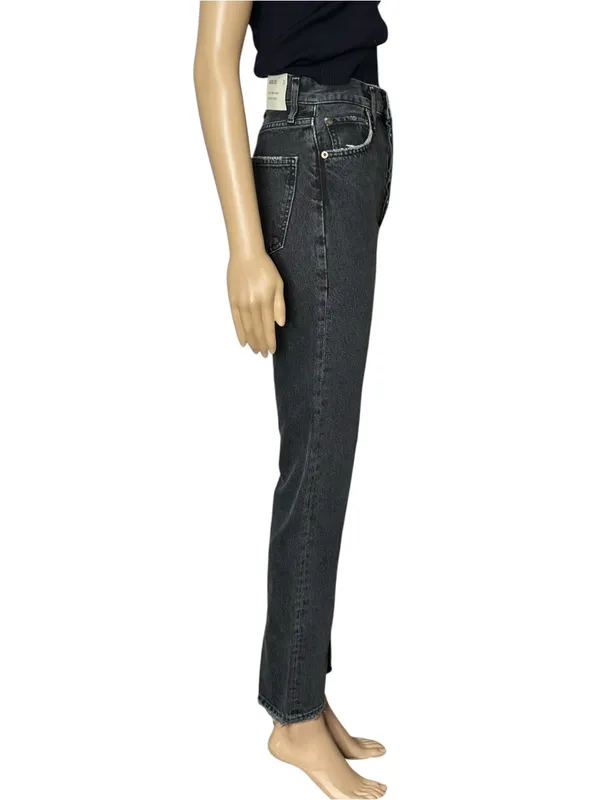 AGOLDE 90's Pinch Waist Jeans, Black Tea, 23” - Image 8