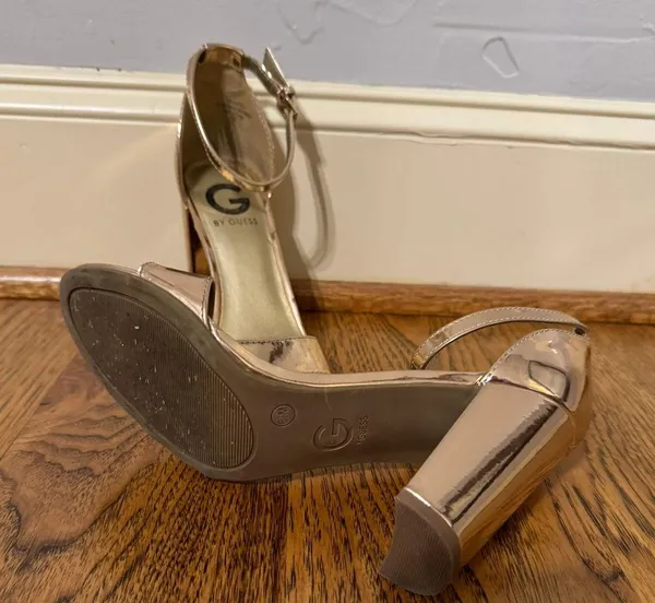 G by Guess Rose Gold Heels - Image 3