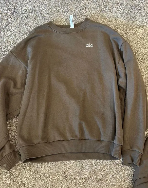 Olive Green All Sweat Set Brown - Image 2