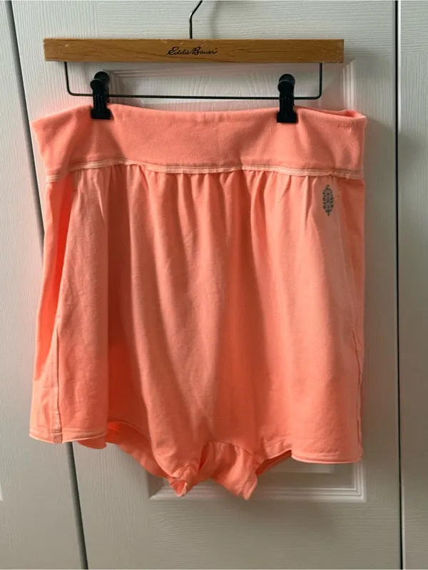 Free People Movement Hot Shot Harem Shorts in Neon Coral - Image 2