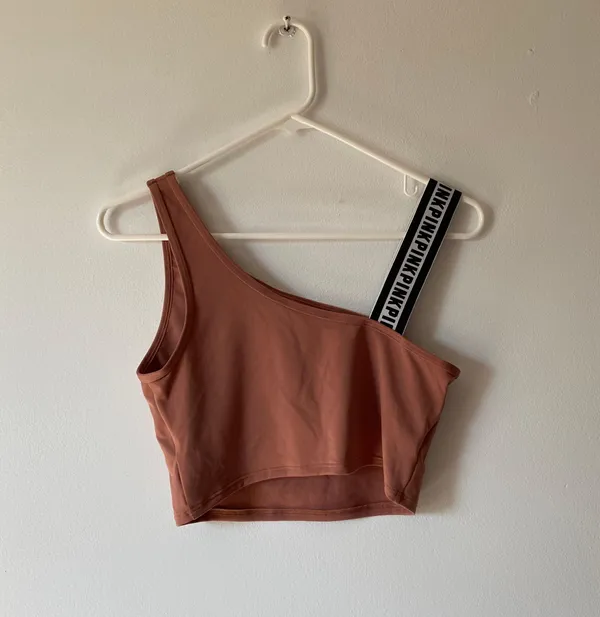 Victoria's Secret Pink brown bralette/crop top - Image 2