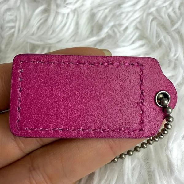 1.5" Coach Fob Bag Charm Hang tag Hangtag - Image 2