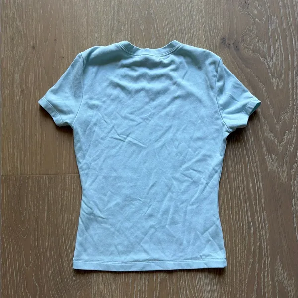 Sunny De Mini Baby Tee Size XS Light Blue - Image 2