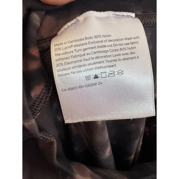 Lululemon Align High-Rise leggings in‎ a Diamond Dye Graphite Grey Pink Pastel - Image 8