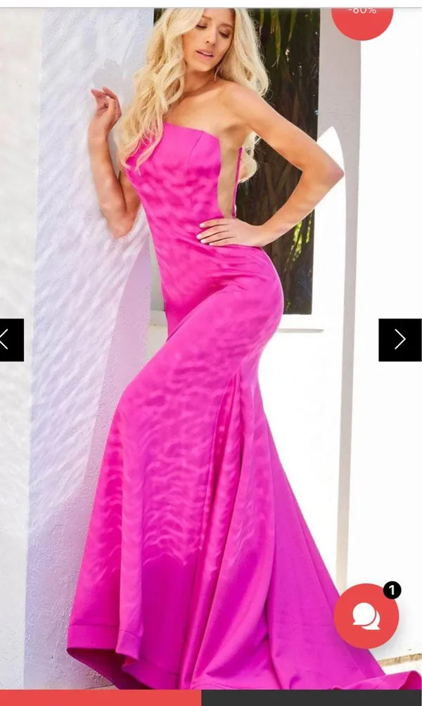 Pink Prom Dress Jovani - Image 2