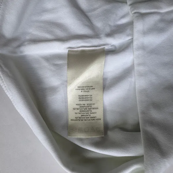 Babaton Aritzia Contour Muscle Tank White‎ Womens S Sleeveless Cropped Crew Neck - Image 6