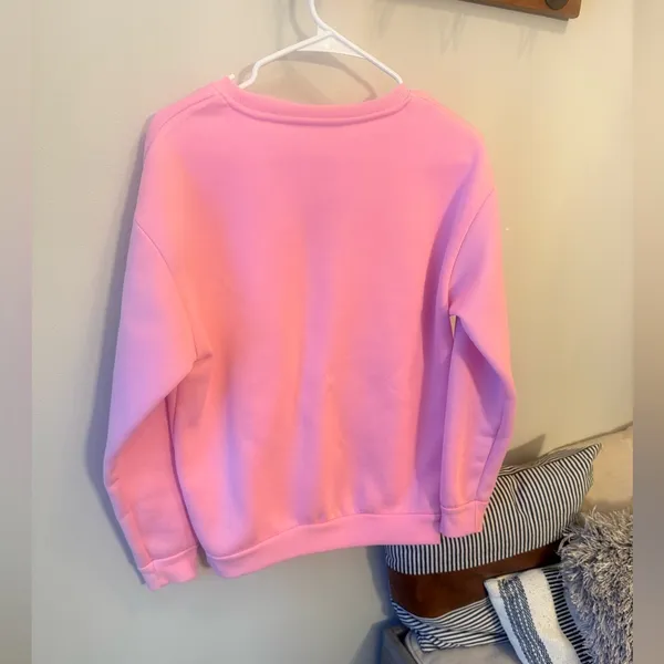 Blush Pink Bow Coquette Sweater Size Small - Image 11