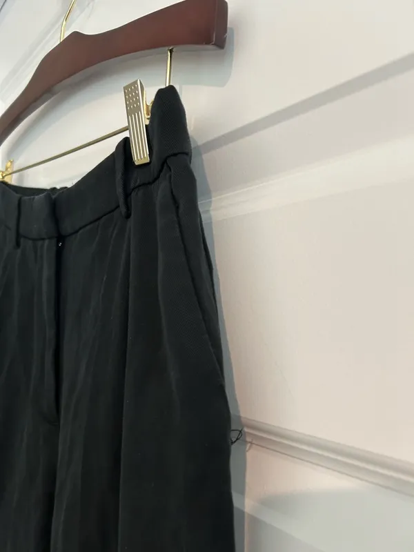 J Crew Straight Leg Pants Black Size 8 - Image 5